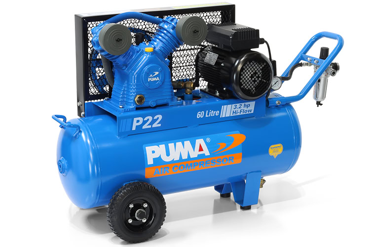 Puma 60L 240V workshop air compressor